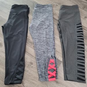 💪Express EXP Core Crop Workout Legging Bundle, Medium
